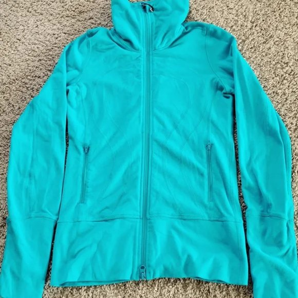 Lululemon Full Zip teal Jacket Size 2 - Picture 8 of 10